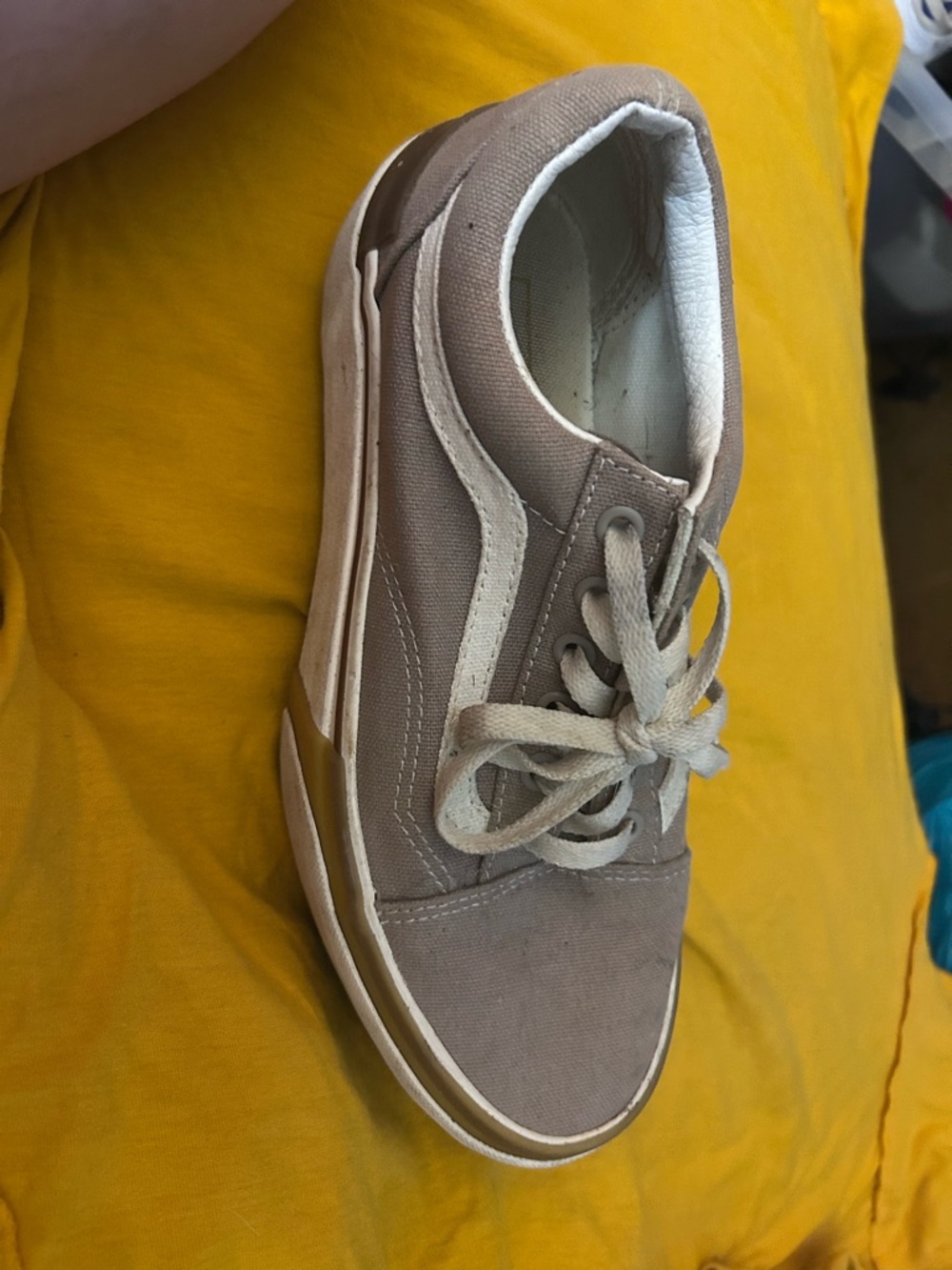 Vans Old Skool Stacked Platform Shoe in “Cobblestone Gray” color way